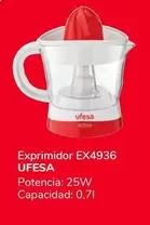 Oferta de Ufesa - Exprimidor  por 19,9€ en Supeco