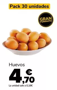 Oferta de Huevos por 4,7€ en Supeco