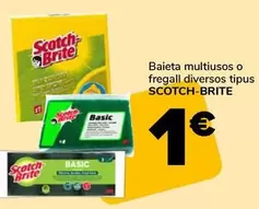 Oferta de Scotch-Brite - Baieta Multiusos O Fregall Diversos Tipus por 1€ en Supeco