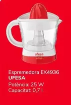 Oferta de Ufesa - Espremedora EX4936 por 19,9€ en Supeco