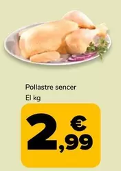 Oferta de Pollastre Sencer por 2,99€ en Supeco