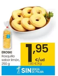 Oferta de Eroski - Rosquilla Sabor Limón por 1,95€ en Eroski