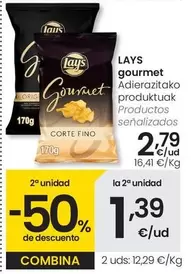 Oferta de Lay's - Gourmet Productos Senalizados por 2,79€ en Eroski