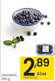 Oferta de Arandano por 2,89€ en Eroski