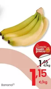 Oferta de Banana por 1,15€ en Eroski