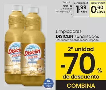 Oferta de Disiclin - Limpiador Superper Gold por 1,99€ en Eroski