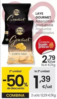 Oferta de Lay's - Gourmet Productos Senalizados por 2,79€ en Eroski