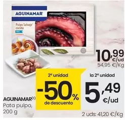 Oferta de Aguinamar - Pata Pulpo por 10,99€ en Eroski