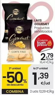 Oferta de Lay's - Gourmet Productos Senalizados por 2,79€ en Eroski