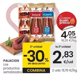 Oferta de Palacios  por 4,05€ en Eroski