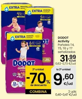 Oferta de Dodot - Activity  por 31,99€ en Eroski