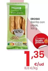 Oferta de Eroski - Barrita Con Pipas por 1,35€ en Eroski