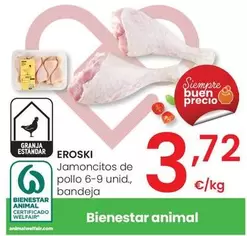 Oferta de Eroski - Jamoncitos De Pollo por 3,72€ en Eroski