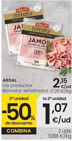 Oferta de Argal - Productos Bonnatur  por 2,15€ en Eroski