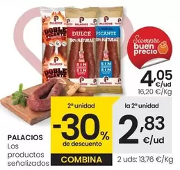 Oferta de Palacios  por 4,05€ en Eroski