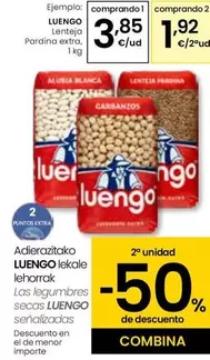 Oferta de Luengo - Legumbres Secas por 3,85€ en Eroski