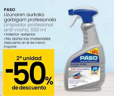 Oferta de Paso - Limpiador Profesional Anti-Moho en Eroski