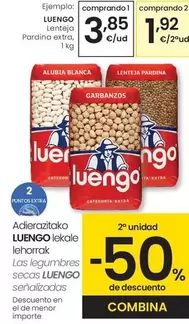 Oferta de Luengo - Legumbres Secas por 3,85€ en Eroski