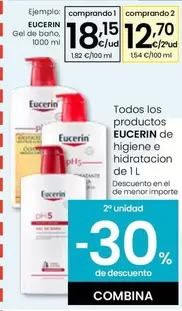 Oferta de Eucerin - Gel De Baño por 18,15€ en Eroski