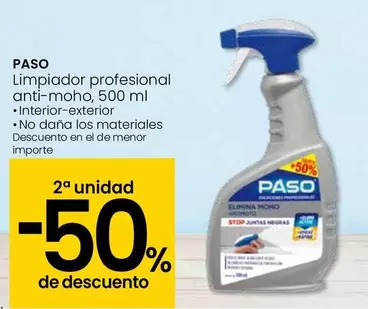 Oferta de Paso - Limpiador Profesional Anti-Moho en Eroski