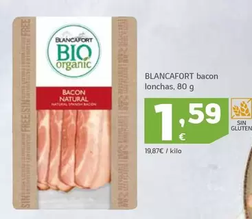 Oferta de Blancafort - Bacon Lonchas por 1,59€ en HiperDino