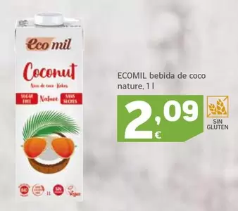 Oferta de Nature - Bebida De Coco por 2,09€ en HiperDino