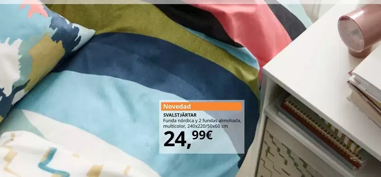 Oferta de Svalstjartar - Funda Nórdica Y 2 Fundas Almohada Multicolor por 24,99€ en IKEA