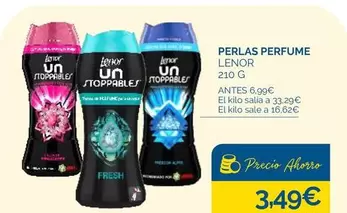 Oferta de Lenor - Perlas Perfume por 3,49€ en Supermercados La Despensa