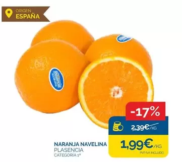 Oferta de Origen - Naranja Navelina por 1,99€ en Supermercados La Despensa