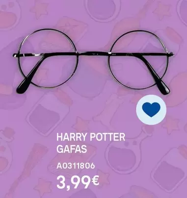 Oferta de Harry Potter Gafas por 3,99€ en Juguettos