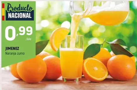 Oferta de Naranja Zumo por 0,99€ en Coviran