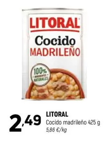 Oferta de Litoral - Cocido Madrileno por 2,49€ en Coviran