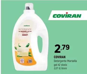 Oferta de Coviran - Detergente Marsella Gel por 2,79€ en Coviran