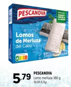 Oferta de Pescanova - Lomo Merluza por 5,79€ en Coviran