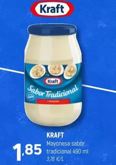 Oferta de Kraft - Mayonesa Sabor Tradicional por 1,85€ en Coviran