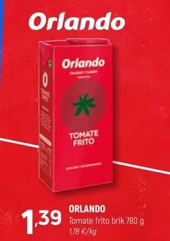 Oferta de Orlando - Tomate Frito Brik por 1,39€ en Coviran