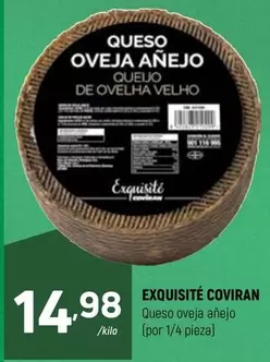 Oferta de Coviran - Queso Oveja Anejo por 14,98€ en Coviran