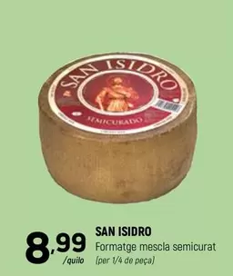 Oferta de San Isidro - Formatge Mescla Semicurat por 8,99€ en Coviran