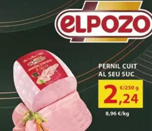 Oferta de Elpozo - Pernil Cuit Al Seu Suc por 2,24€ en Coviran