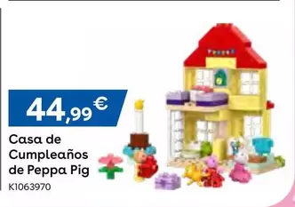 Oferta de Casa De Cumpleaños De Peppa Pig por 44,99€ en ToysRus