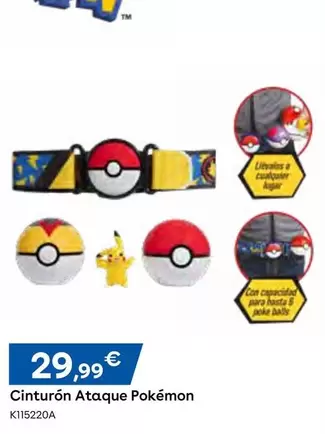 Oferta de Pokémon - Cinturon Ataque  por 29,99€ en ToysRus