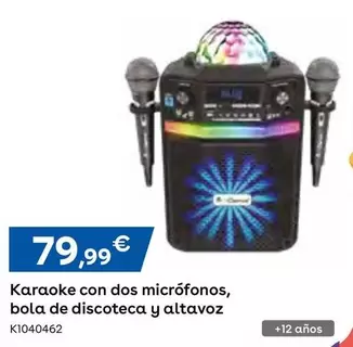 Oferta de Music Star - Karaoke Con Dos Microfonos por 79,99€ en ToysRus