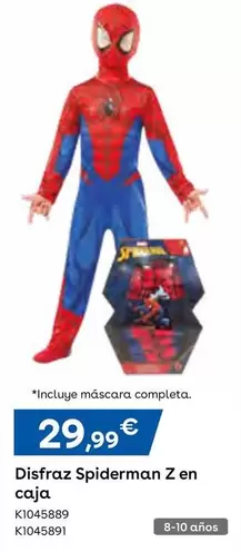 Oferta de Disfraz Spiderman Z En Caja por 29,99€ en ToysRus