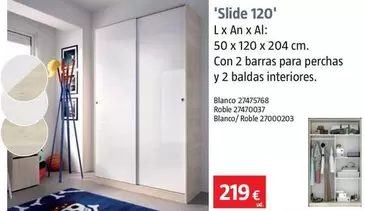 Oferta de Armarios Con Puertas Correderas Slide 120 por 219€ en BAUHAUS