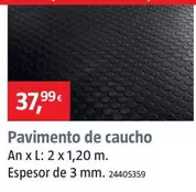 Oferta de Pavimento De Caucho por 37,99€ en BAUHAUS