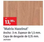 Oferta de Suelos Vinilicos De Pvc Matrix Hazelnut  por 13,99€ en BAUHAUS