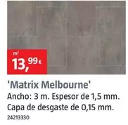 Oferta de Suelos Vinilicos De Pvc Matrix Melbourne por 13,99€ en BAUHAUS