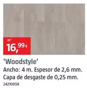 Oferta de Suelos Vinilicos De Pvc Woodstyle por 16,99€ en BAUHAUS