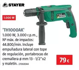 Oferta de Stayer - TH1000AK por 79€ en BAUHAUS