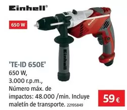 Oferta de Einhell - TE-ID 650E por 59€ en BAUHAUS